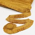 27 Yards Brown Fringe Trim - 1 Inch Wide Polyester Tassel Lace For Sewing & Crafts