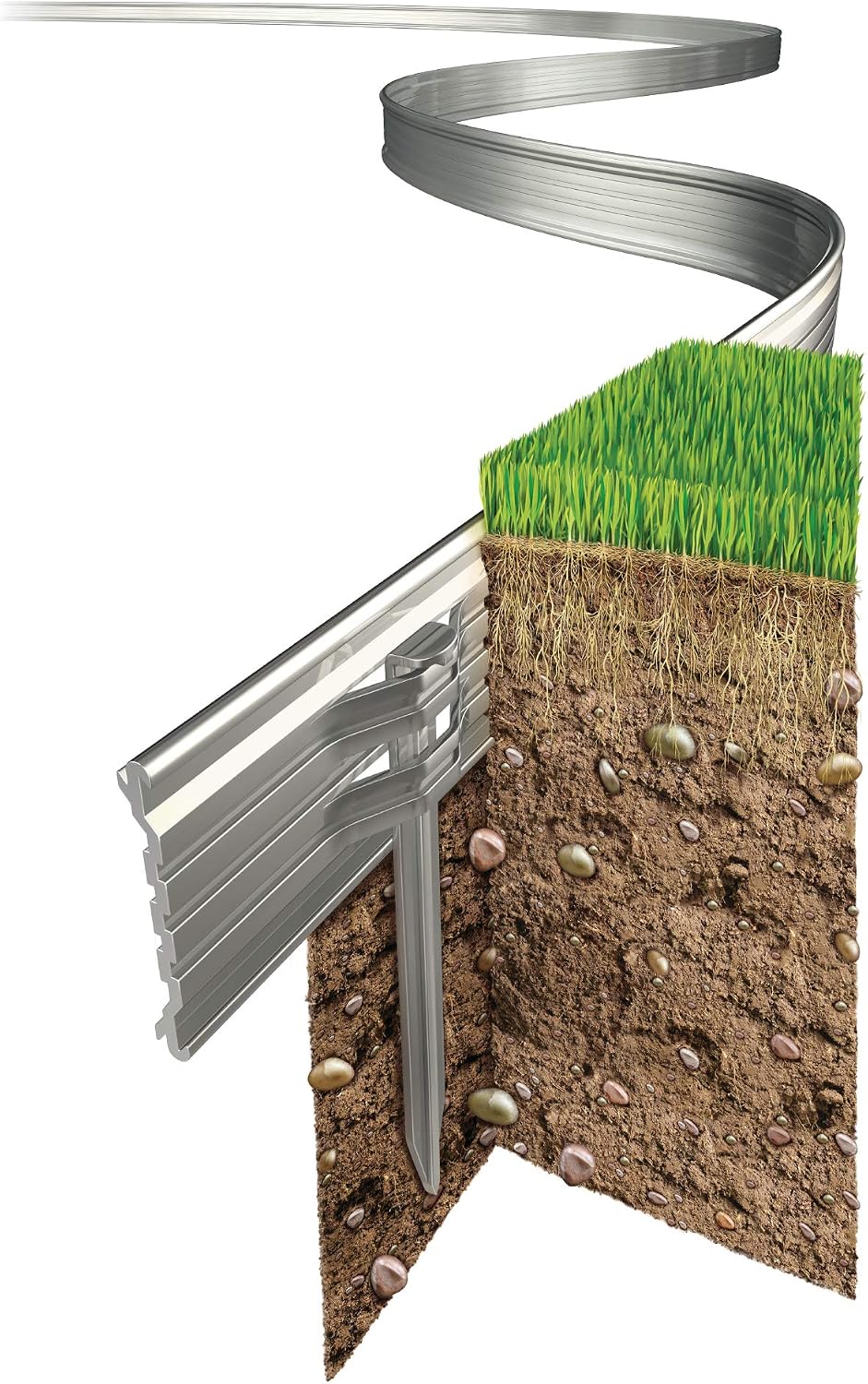 Swift Edge Garden Edging - 6m pack - Natural