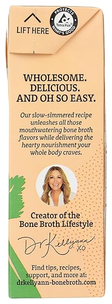 DR. KELLYANN LOW SODIUM CHICKEN BONE BROTH, 16.9 FZ
