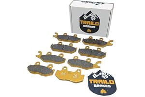 Traild Ceramic Brake Pad Set For Yamaha Viking 700/Viking VI 2014-2025 Ceramic Brake Pad (Full Vehicle Set with Parking Brake)