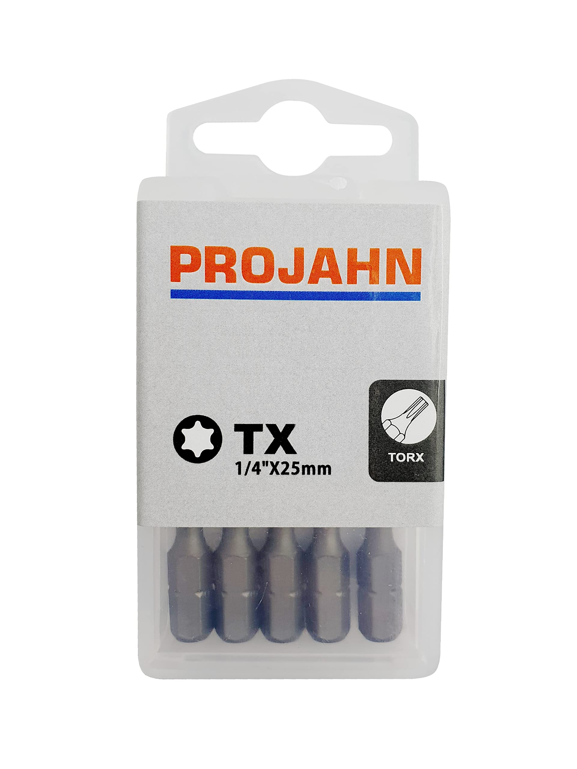 PROJAHN 2732-10 1/4-Inch T15 TX Bit Box - Silver (10-Piece)