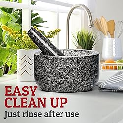 Priority Chef Heavy Duty Large Mortar and Pestle