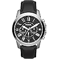 Fossil Men's Grant Stainless Steel Quartz Chronograph Watch