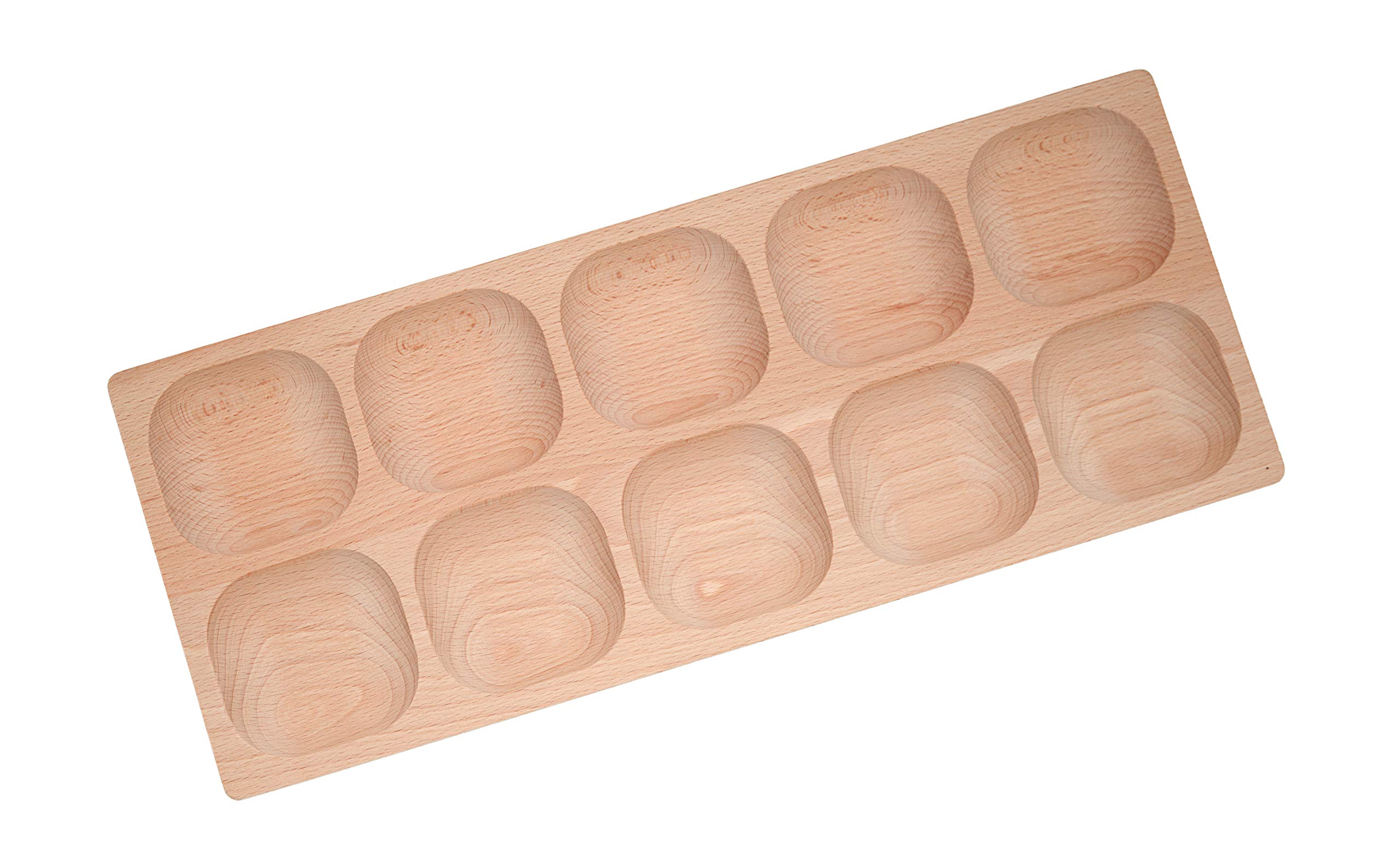 Yellow Door 10-Frame Tray | Early Number Sense | Number Bonds | Wood Maths toys for kids age 2 3 4 5 | Addition and Subtraction |Subitising |Early Educational Toys for Counting to ten | Montessori