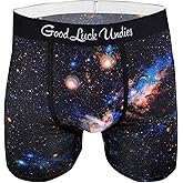 Good Luck Undies Men's Science & Space Boxer Brief Underwear