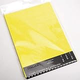 Italian Options Non-Shed Glitter Cardstock A4 250gsm Bright Lemon 10 Sheets