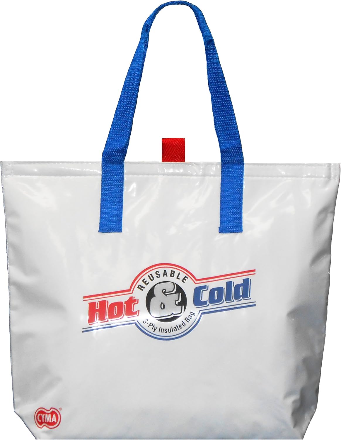 white insulated tote bag