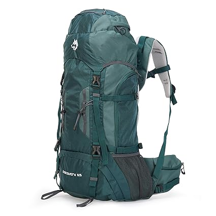 Husky Travelpax Mountain Discovery 65L Hiking & Adventure Travel Backpack for Men & Women