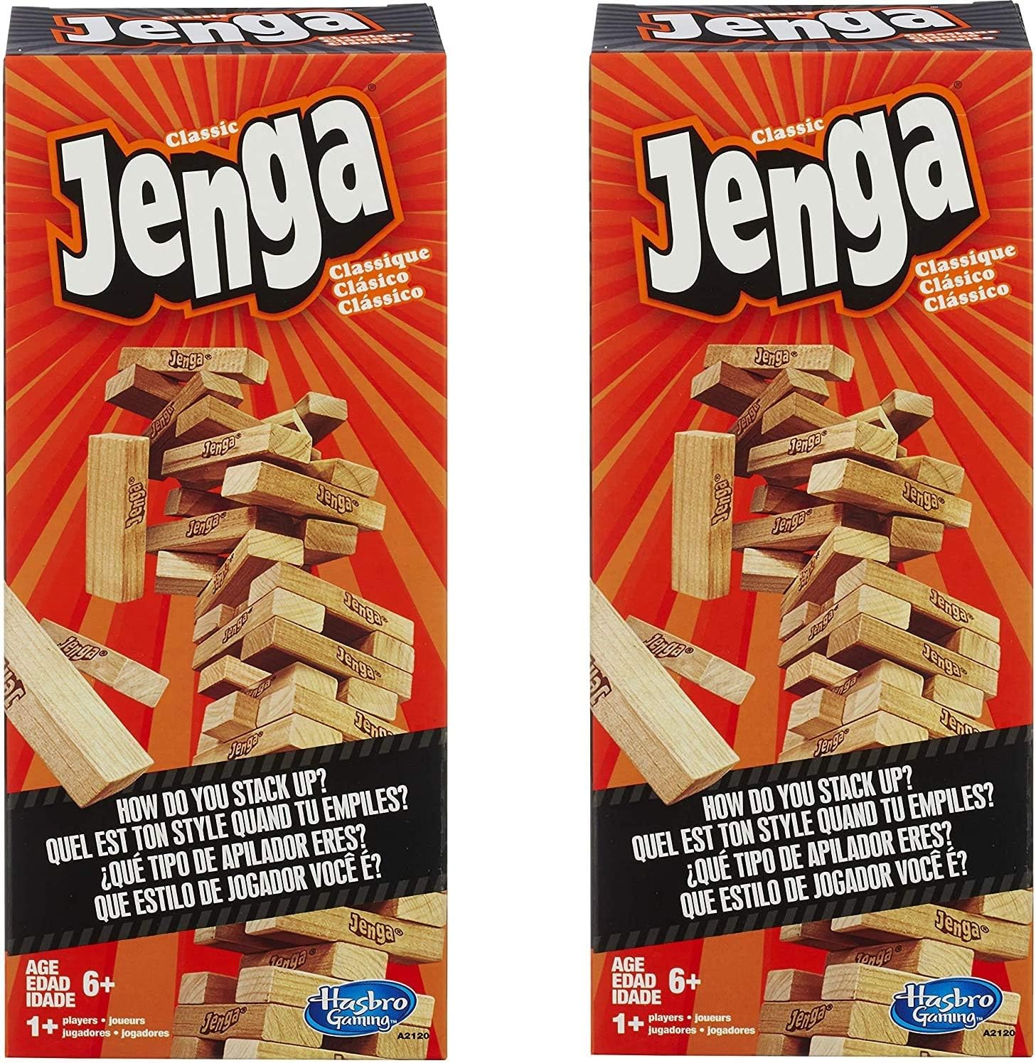 Amazon Jenga Classic Game 2 Pack Toys Games