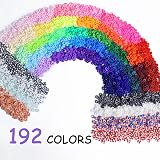 Dazhqp 31000 Clay Beads Bracelet Kit 192 Colours 3200 Beads Craft Set view 2