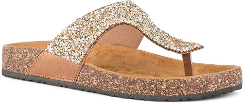 sole cork flip flops womens