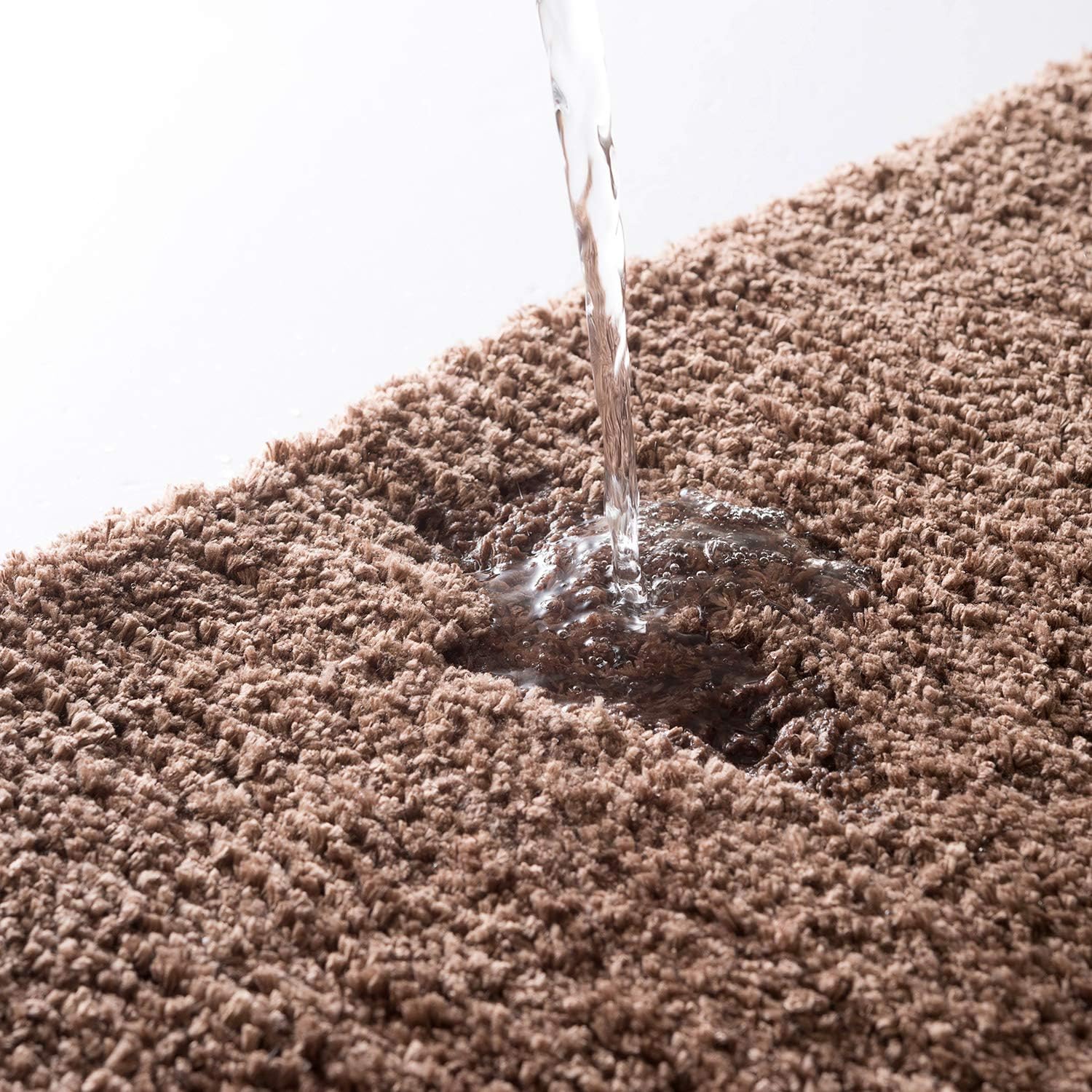 Amazon Com Bathroom Rug 40x24 Brown Bath Mat Shower Large Shaggy Floors Big Extra Thick Soft Best Absorbent Perfect Absorbant Plush Door Mat Durable Carpet Gentsing Kitchen Dining