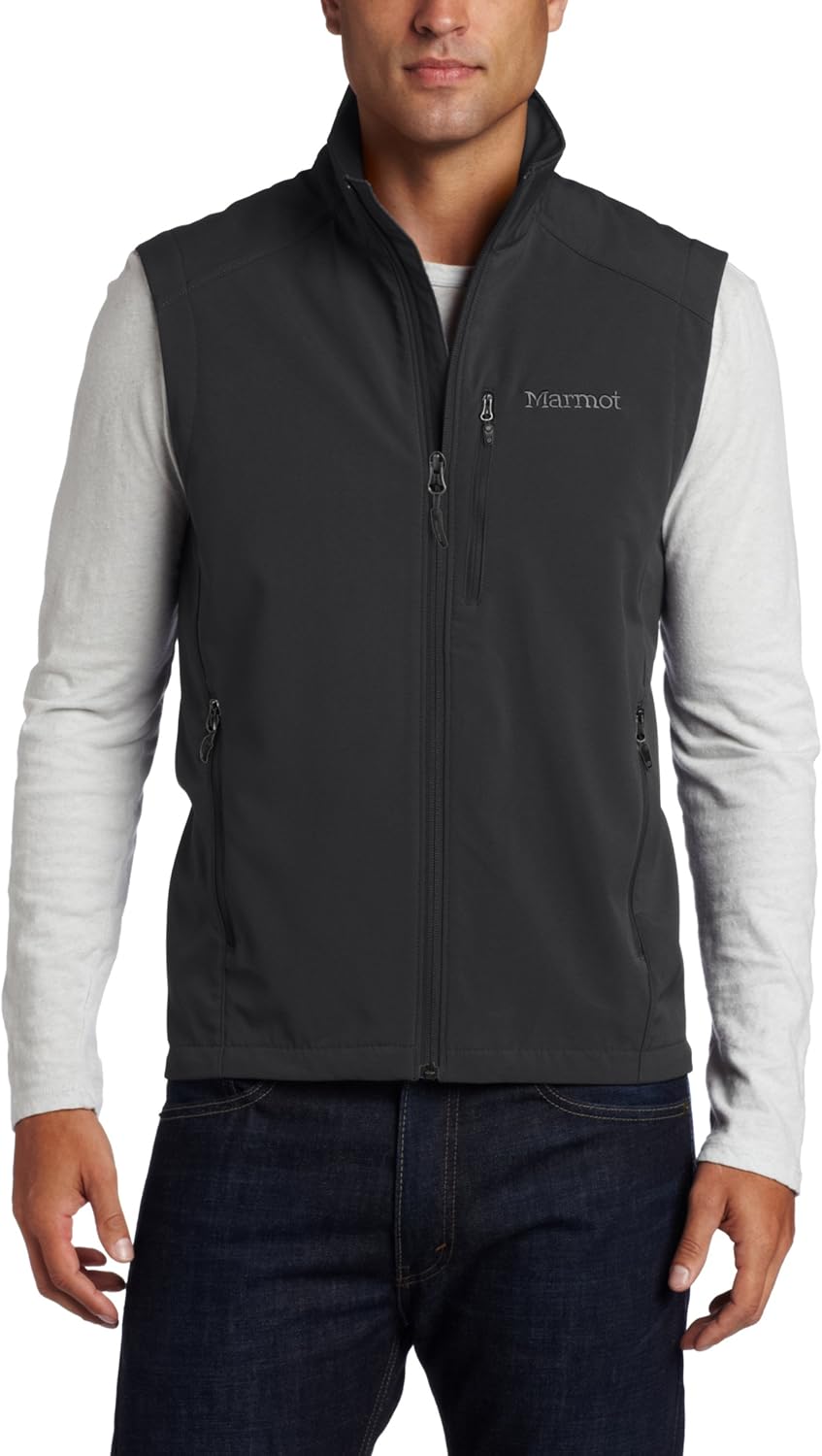 Marmot Men's Approach Vest, Black, Large: Clothing