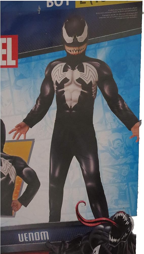 Marvel Venom Padded Jumpsuit Costume Child Marvel Venom Padded Jumpsuit Costume Child