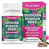 RUACAPS Mimosa Pudica Seed Capsules 1000mg – Natural Digestive Support – Gluten-Free, Non-GMO – 100 Caps – Plant-Based Supplement