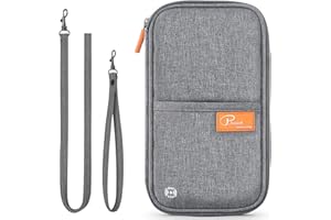 VanFn RFID Travel Passport Wallet, Family Passport Holder, Trip Document Organizer P.Travel Series