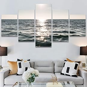 SIGNWIN 5 Panel Canvas Wall Art Modern Art...
