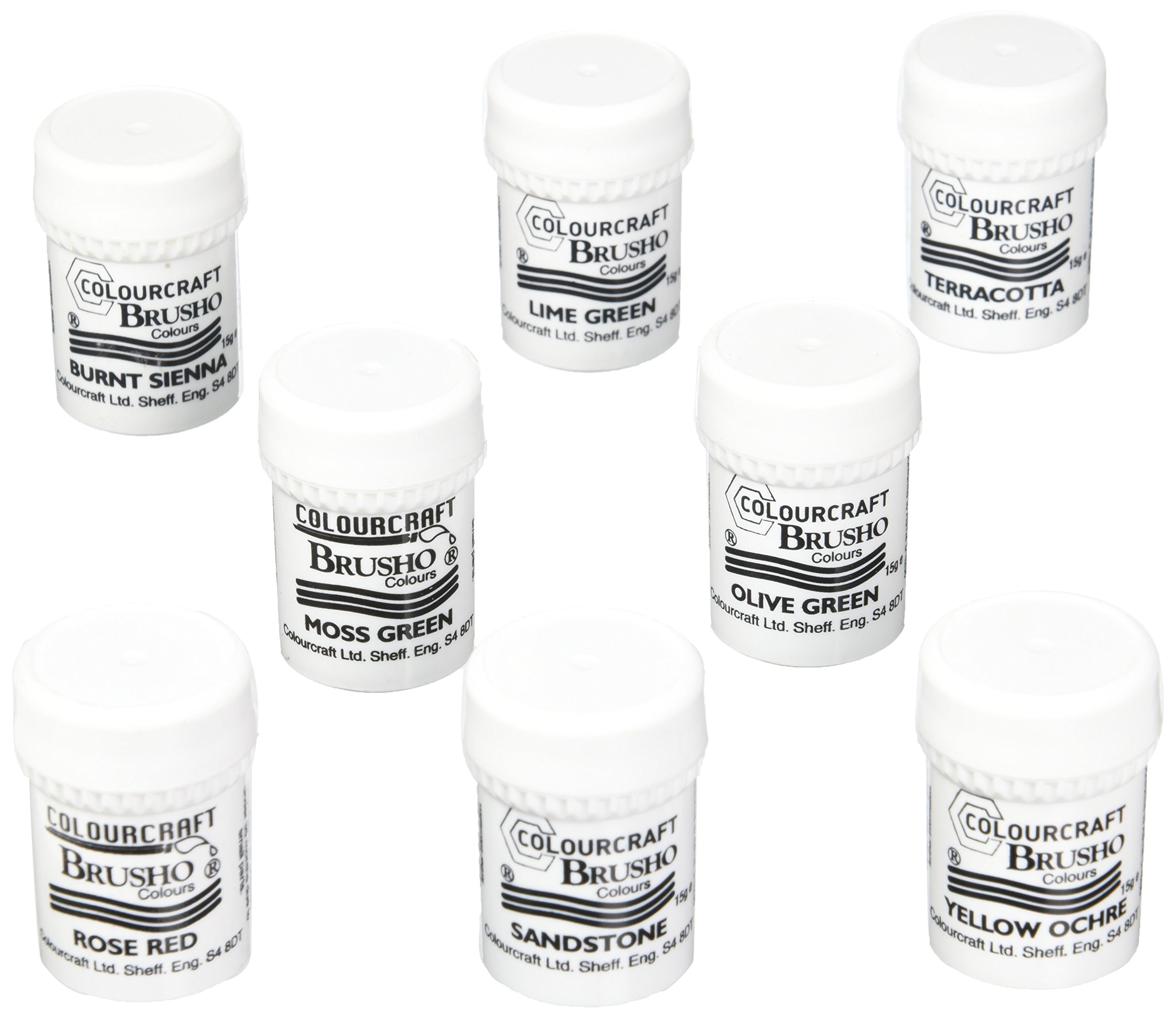 Brusho by Colourcraft BRU85358 Crystal Color Set 8 Crystal Colour Set