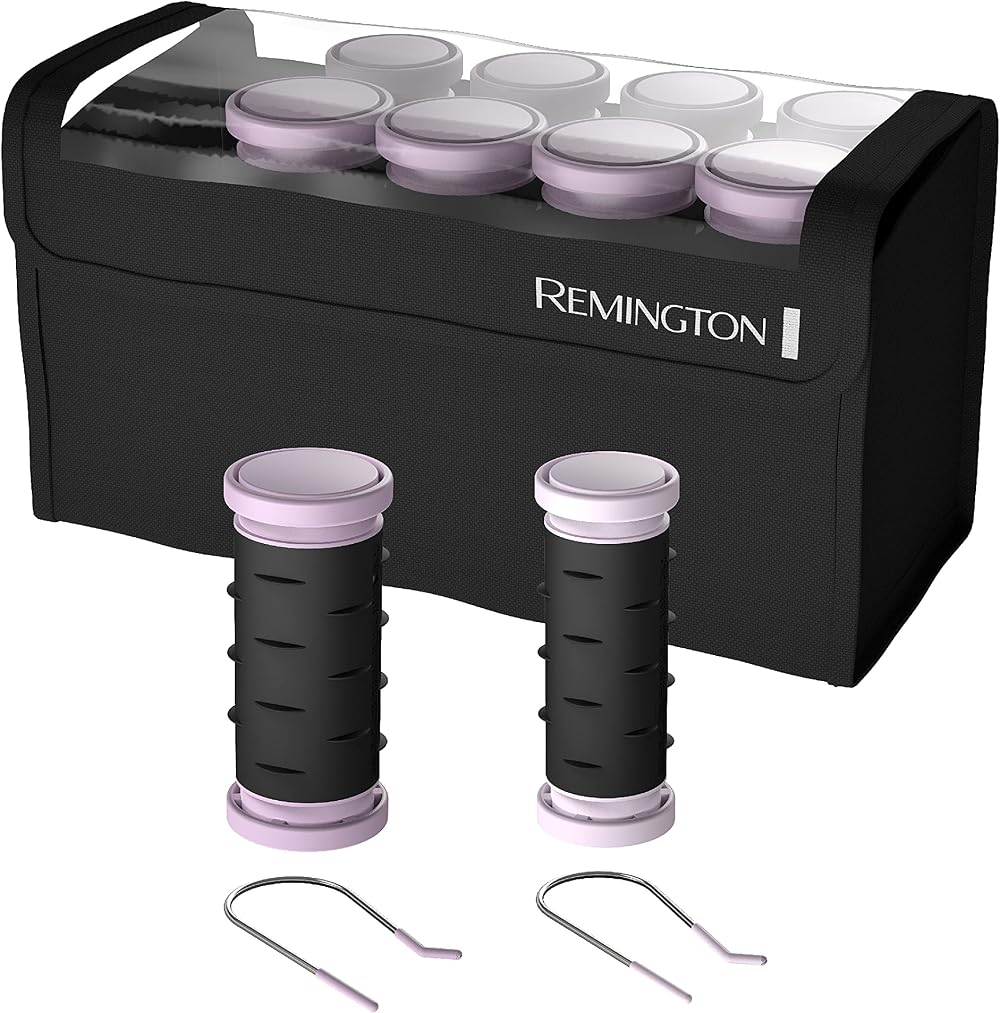 Remington H-1015 Compact Ceramic Hair Setter Rollers Large Medium Ionic Frizz