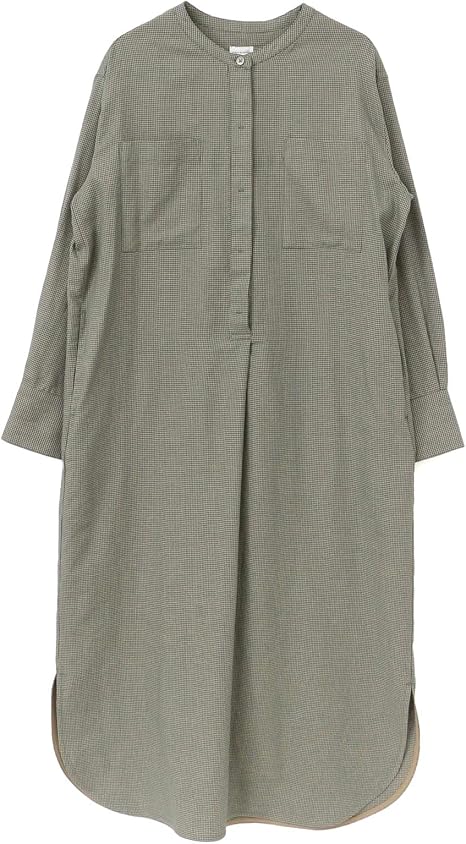 Amazon Co Jp アーバンリサーチ ドアーズ ワンピース ドレス 千鳥柄チェックシャツワンピース レディース Dr07 26u703 Beige One 服 ファッション小物