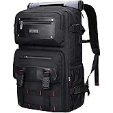 WITZMAN Carry On Travel Backpack for Men Duffle Bags Fit for 17 Inch Laptop Airline Approved Laptop Backpack(B685 Black)