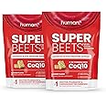 humanN SuperBeets Heart Chews Advanced - 100mg of CoQ10 Plus Beetroot & Grape Seed Extract, 120 Count