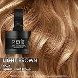 Fixxie Hairline Powder Root Touch Up Light Brown with Mirror Puff view 5