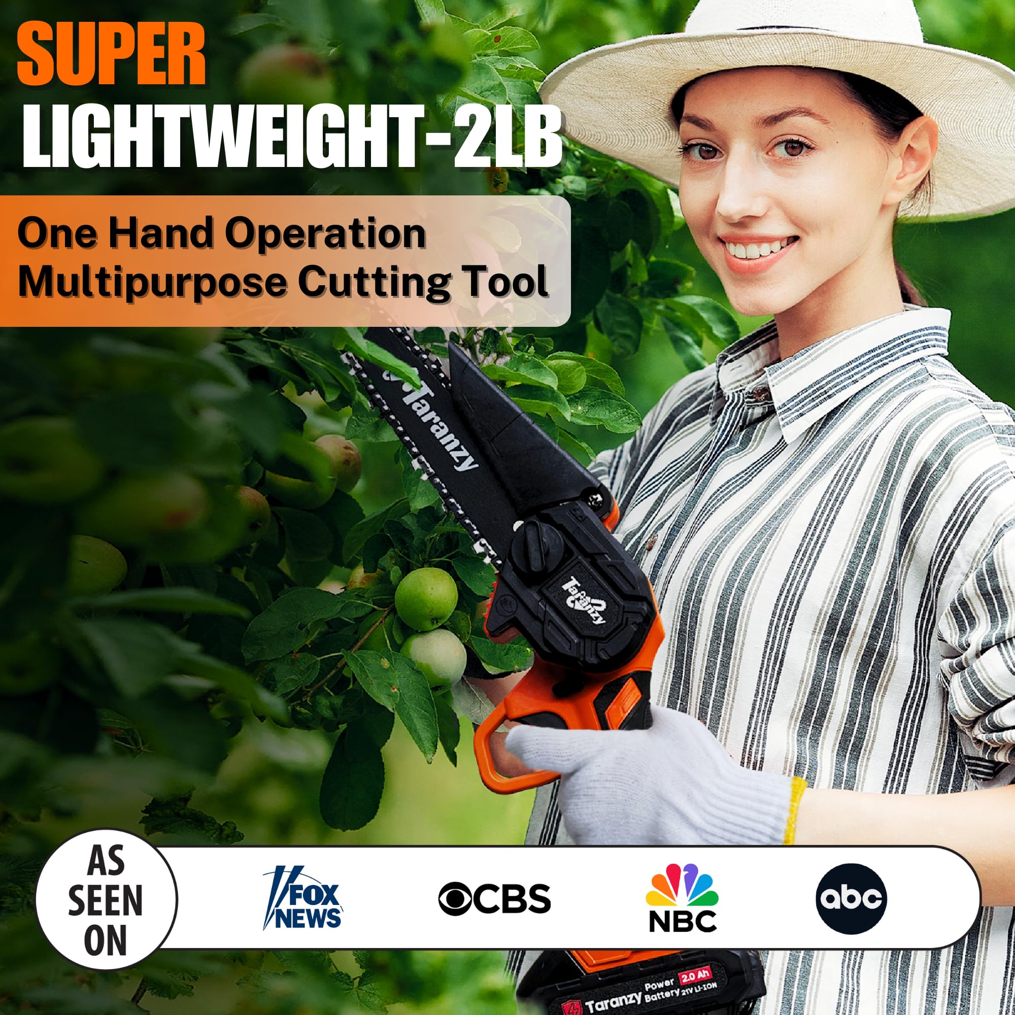 Mua Taranzy Mini Chainsaw 6 Inch Cordless - Upgraded Powerful Small ...
