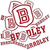 Desert Cactus Bradley University Stickers Braves BU Kaboom Vinyl Decals Laptop Water Bottle Car Scrapbook T3 (Type 3-1)