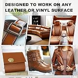STARTSO WORLD Leather Recoloring Balm 8oz Leather Repair Kit Medium Brown view 6