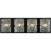 Varaluz Morgan 4-Lt Bath/Vanity Light - Black