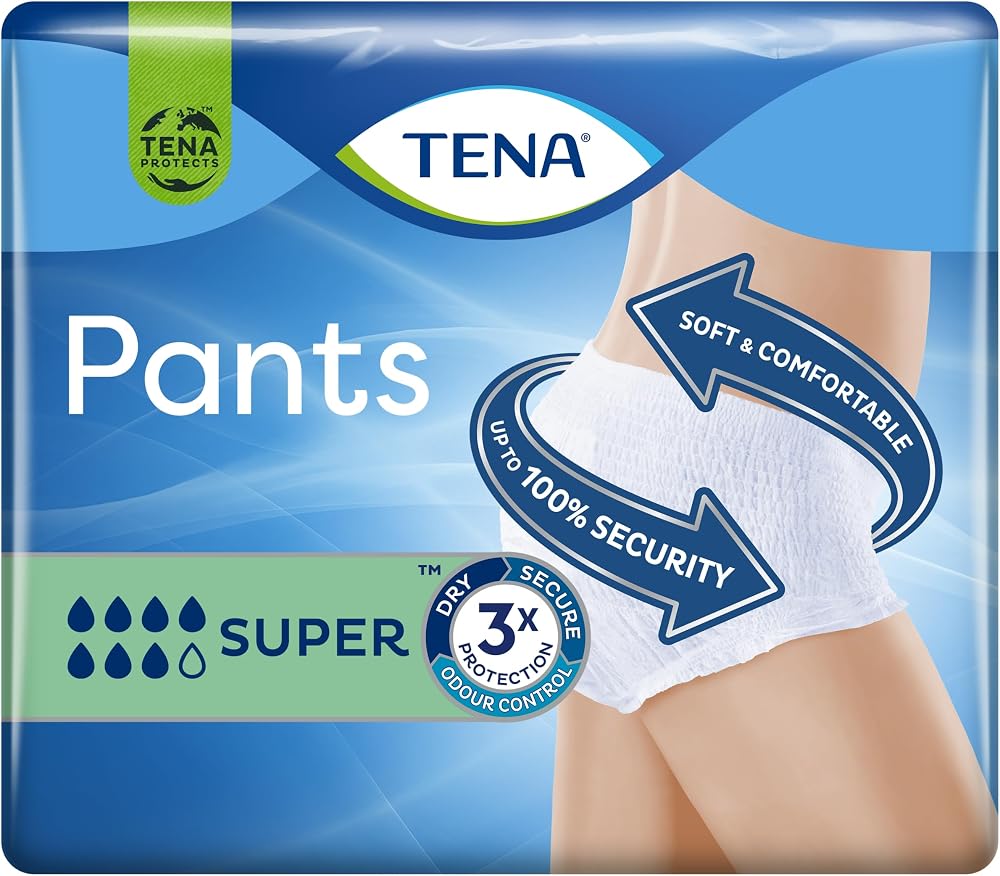 TENA Incontinence Pants Super Small 12's x4 Brand New