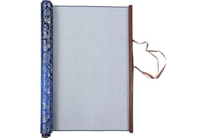 ZYGHJORT Magic Canvas Paint with Water, 30.7×15 Inch Large Chinese Calligraphy Paper Reusable Water Drawing Writing Cloth Scrolls Professional Water Drawing Mat for Students Beginners Practicing