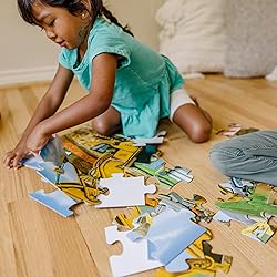 Melissa & Doug Building Site Floor Puzzle, 48 pc