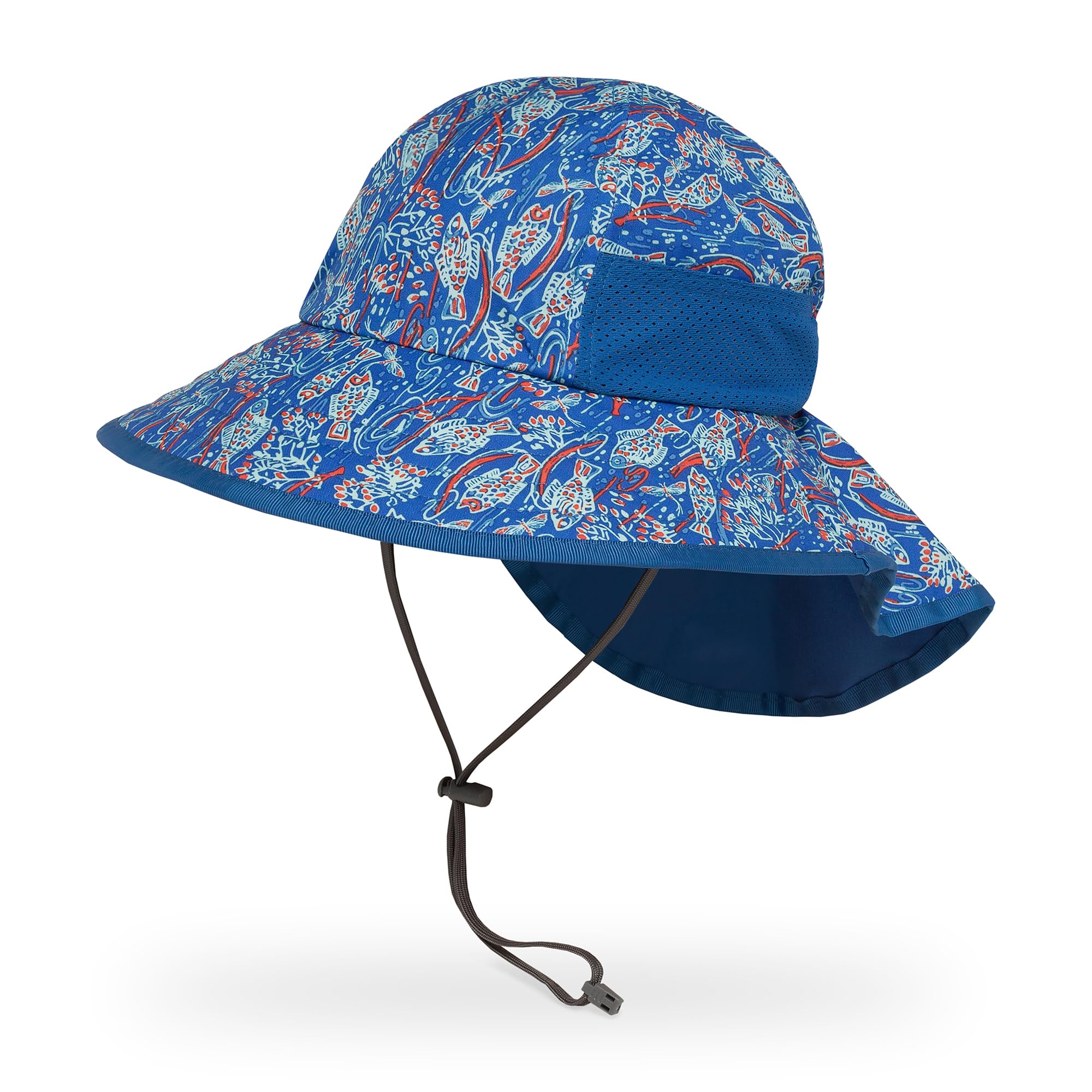 Photo 1 of Sunday Afternoons Kids’ Play Hat, Toddler Sun Hat with Neck Flap, UPF 50+ Protection, Outdoor Hats for Girls, Boys, Summer Beach Hat, Wild River, Small