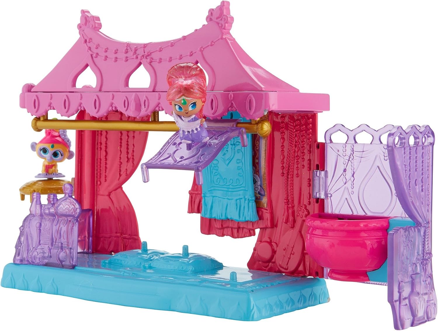 Mattel DTK48 Fisher-Price Shimmer and Shine Teenie Genies Magic Carpet Shop - Image 5