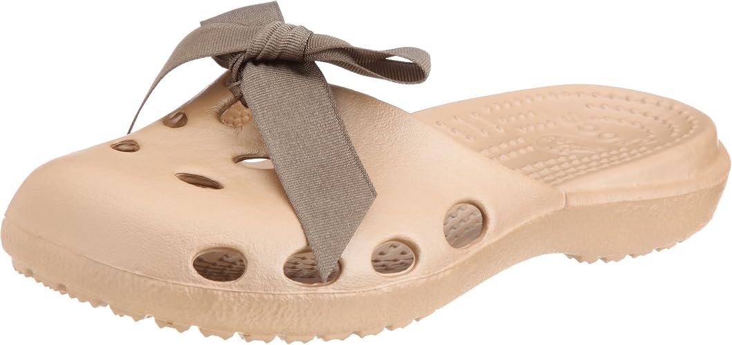 Crocs Audrey Hallmark ONLY Womens Footwear 8 UK Gold Chocolate 