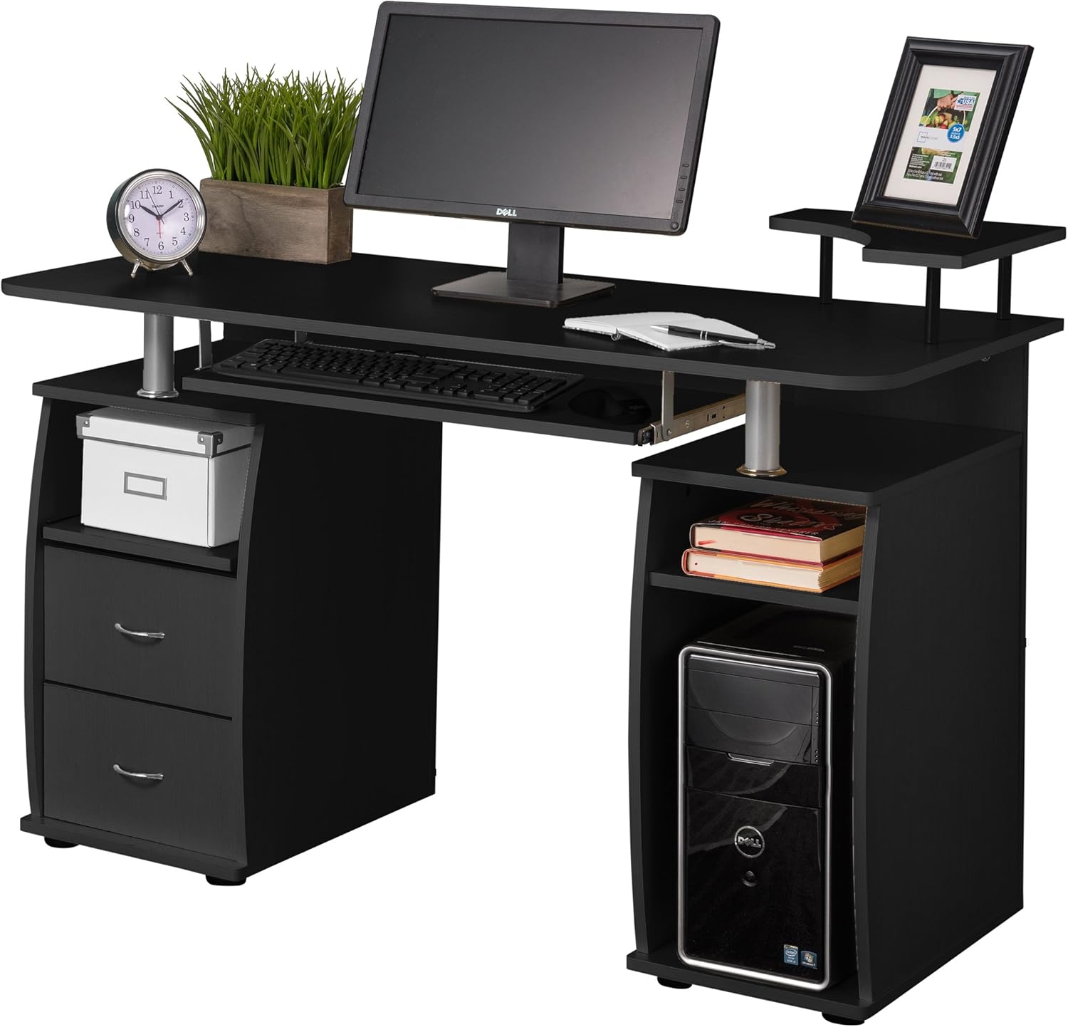 Fineboard FBD02BK Home Office Computer Desk, Black Amazon.ca Office