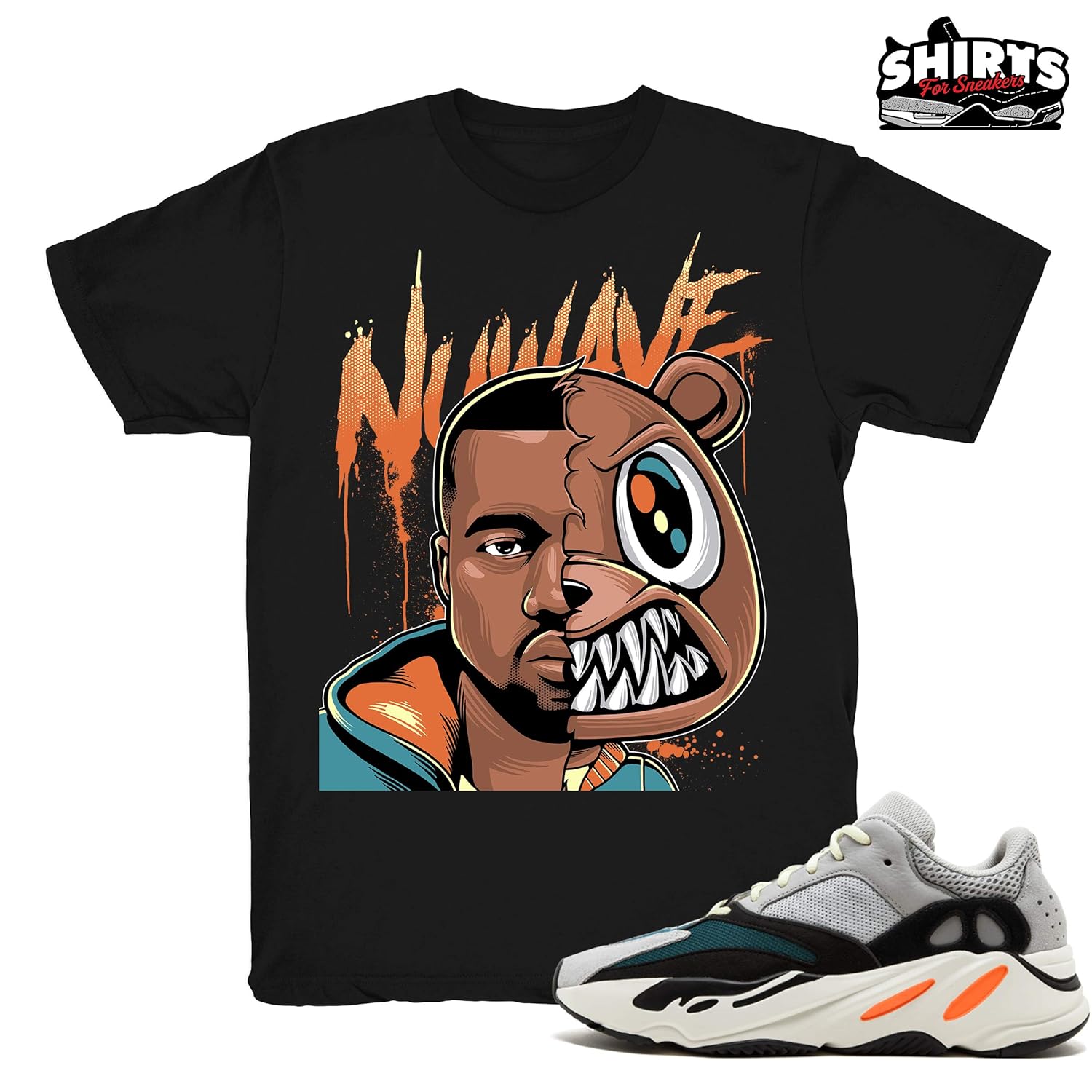 yeezy wave runner cartoon
