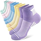 shnn 12 Pairs Womens Ankle Socks Lightweight Breathable Casual Mini Crew Quarter Socks For Women