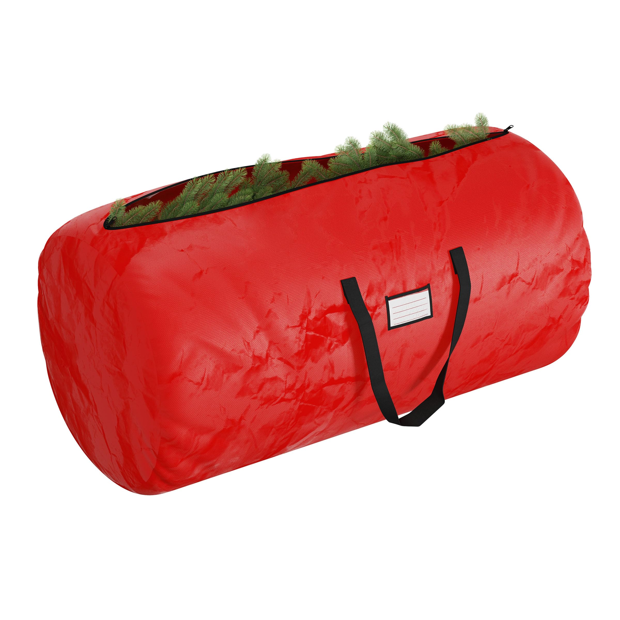 Elf Stor Christmas Storage Bag-Fits up to 12 Foot Artificial Trees-Protects Holiday Decorations & Inflatables from Moisture & Damage (Red), Polypropylene (PP) Nylon, XL