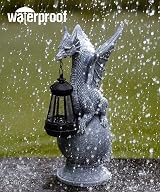 Goodeco Dragon Solar Light Statue Garden Ornament 6.5 x 11.8 in view 5