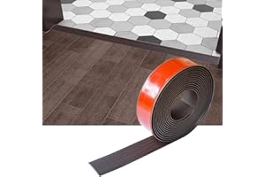 HJ HUAJ Floor/Door Flat Transition Strip & Self Adhesive Floor Vinyl Floor Edge Trim Laminate Floor Gap Covering Joining Strip