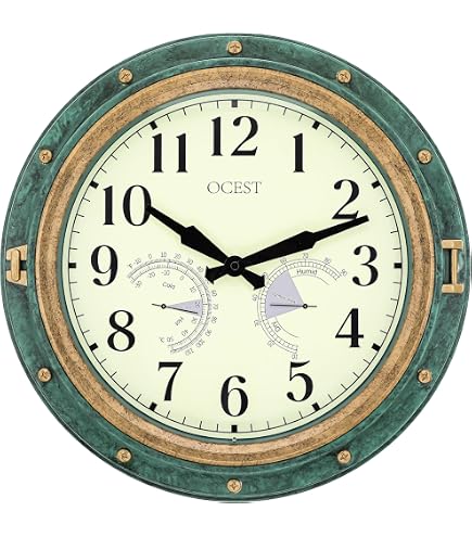 Amazon.com: La Crosse Clock 433-3836 14-inch Rowan Indoor/Outdoor