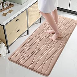 Buganda Memory Foam Bathroom Rug Mat 44x24, Extra