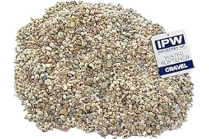 IPW INDUSTRIES INC IPW Industries Water Softener Gravel - Garnet Filter Bed Media for Filter Tanks, Water Conditioners, and Water Softeners - Pure Filtration Grade Bedding Perfect for Backwashing Tanks (15 Lbs)