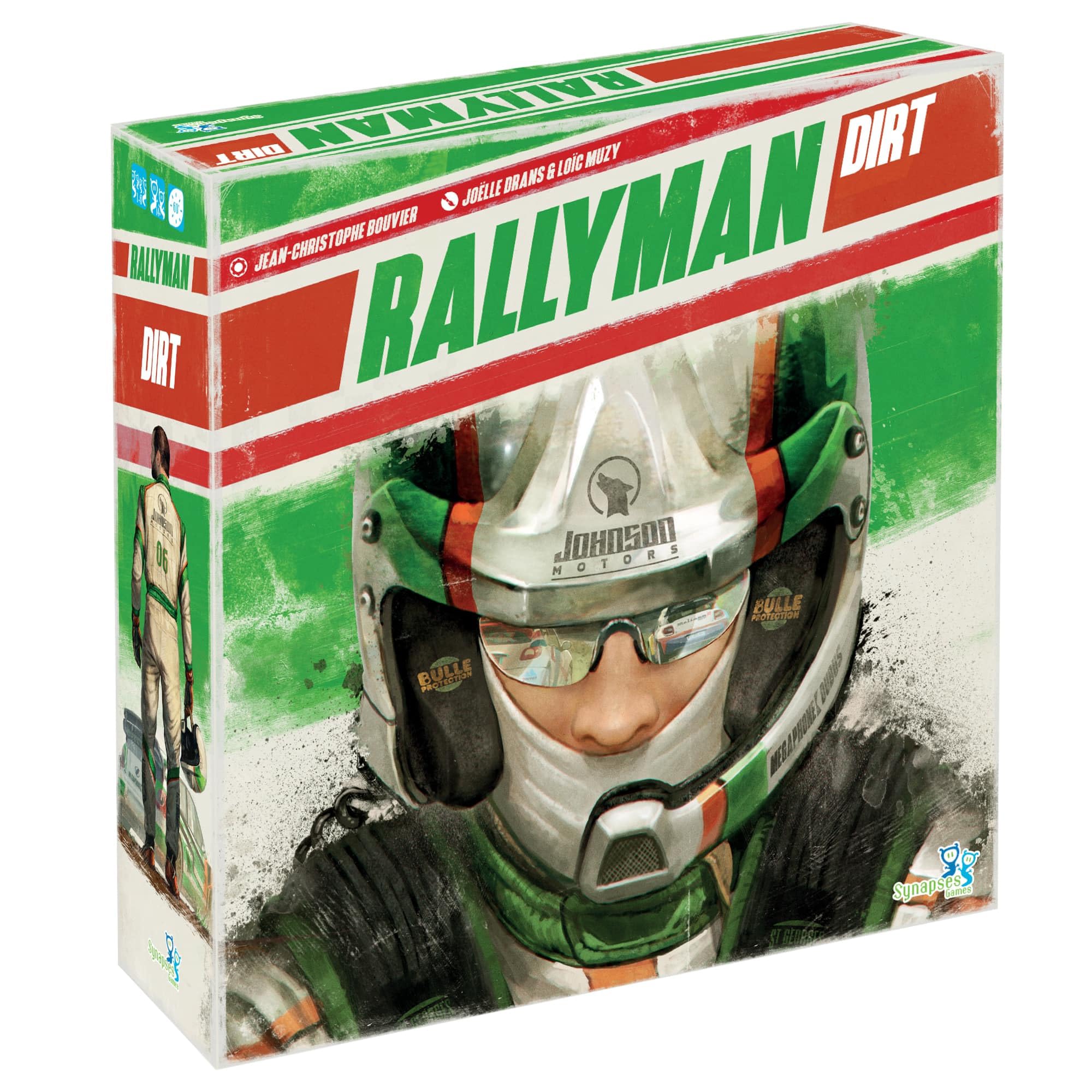 Synapses Games | Rallyman: Dirt | Board Game | Ages 14+ | 1-6 Players | 45 Minutes Playing Time