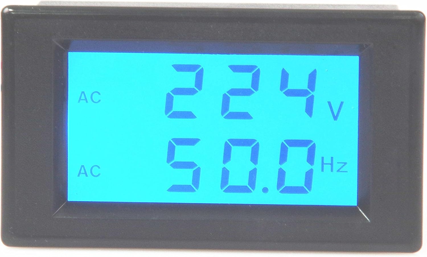 LM YN Digital AC Voltmeter AC80-300V Frequency Counter 45.0-65.0HZ LCD Display Voltage Frequency 2 in 1 Meter Tester