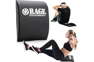 Rage Fitness Abdominal Mat, Ab Mat, Core Trainer, Crossfit Core Workouts, Sit ups, Crunches - Workouts Included