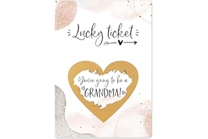 Joli Coon Pregnancy announcement scratch off cards - You are going to be a grandma - Grandma pregnancy scratch off announcement